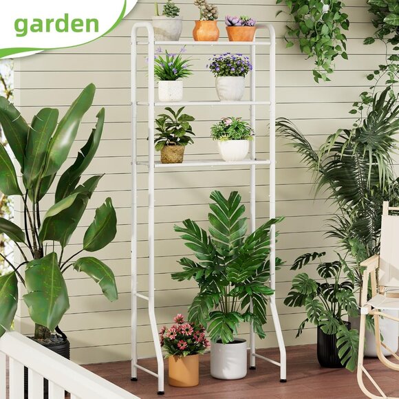 Space-Saving 3-Tier Bathroom Shelf with Integrated Paper Holder - Durable Design - Picture 2 of 6